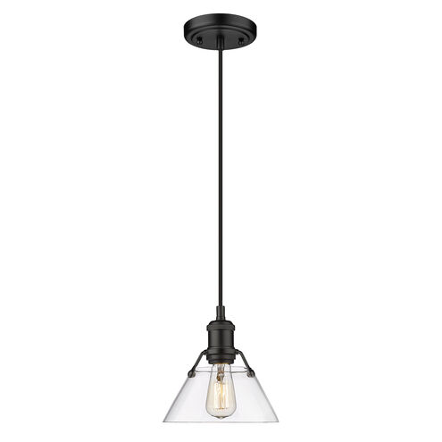 Orwell 1 Light 8 inch Matte Black Pendant Ceiling Light